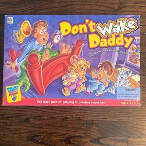 Milton Bradley Don’t wake daddy board game
